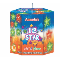 12 Shot RiderSpl Crackling Hexagon